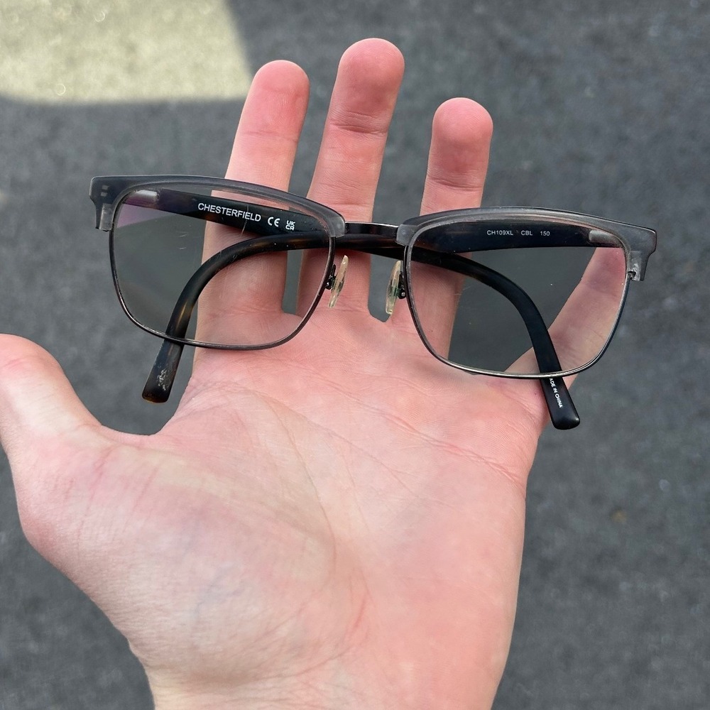 Chesterfield CH109XL CBL Mens Eyeglass‎ Frames 57 18 150 Dark Grey Tortoise